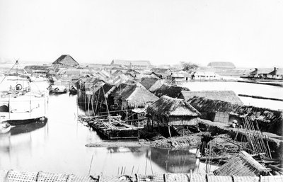 Natív házak, Saigon, 1870-es évek alkotó: European Photographer