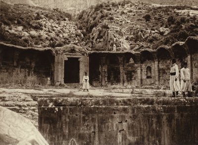 Egy római fürdő romjai Algériában (f/w fotó) alkotó: European Photographer