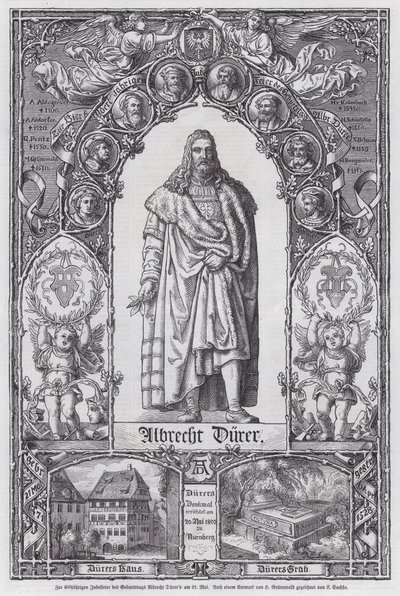 Albrecht Durer német művész születésének 400. évfordulója (metszet) alkotó: European School