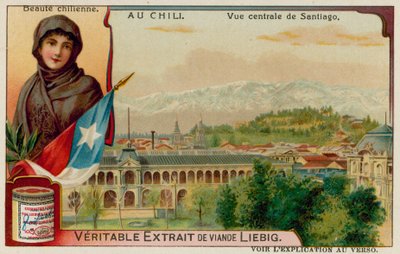 Chilei szépség és kilátás Santiago központjára alkotó: European School