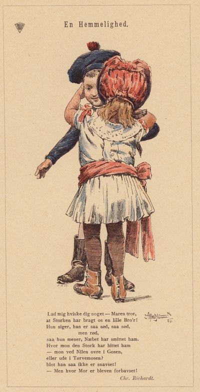 Suttogott titok (színes litográfia) alkotó: European School