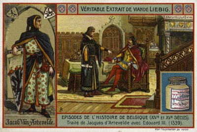 Szerződés megállapodása Jacob van Artevelde genti és III. Edward angol király között, 1339 alkotó: European School