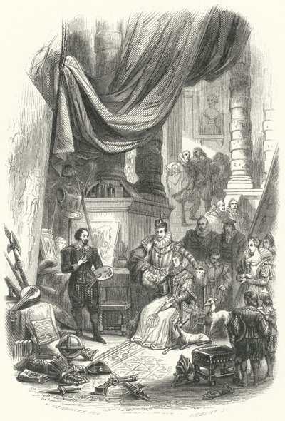 Az osztrák Albert és Izabella Peter Paul Rubens stúdiójában látogat el alkotó: European School