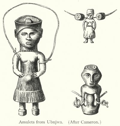 Amulettek Ubujwa-ból (metszet) alkotó: European School