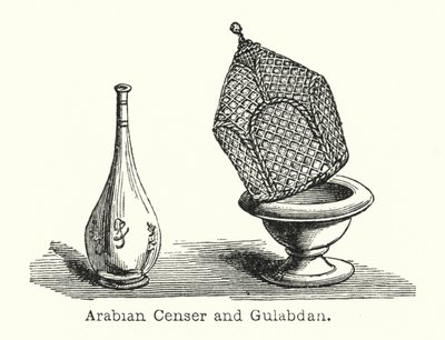 Arabian Censer és Gulabdan (metszet) alkotó: European School