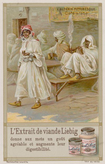 Arab kávézó Algériában alkotó: European School