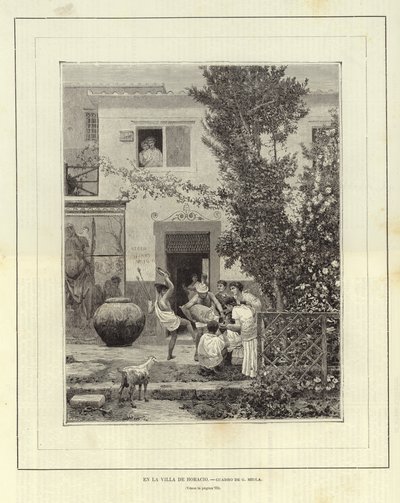 Horatius villájában alkotó: European School