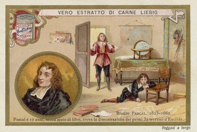 Blaise Pascal francia matematikus és fizikus alkotó: European School