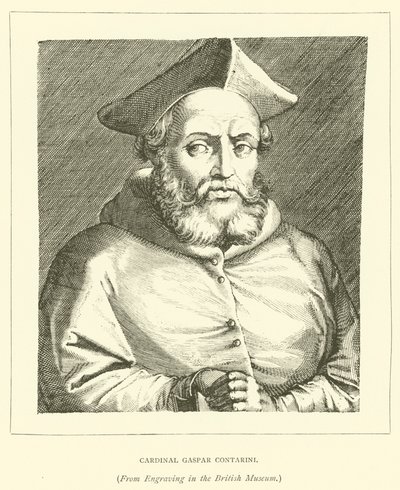 Gaspar Contarini bíboros (metszet) alkotó: European School