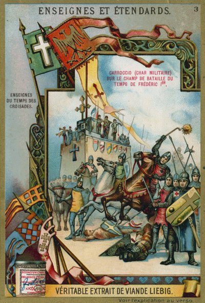 Carroccio I. Barbarossa Frigyes korabeli csatatéren, 12. század alkotó: European School