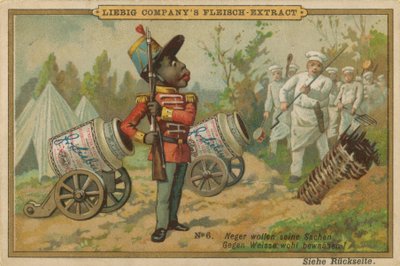 Cartoon African Guards Leibig Meat Extract Canon alkotó: European School