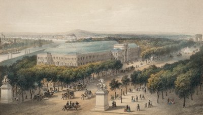 Az 1855-ös Exposition Universelle kiállításra épült Champs Elysees és Palais de l