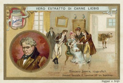 Edward Jenner angol orvos és tudós, aki felfedezte a himlő elleni vakcinát alkotó: European School