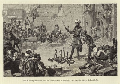 Egyiptom – Egy kígyóbűvölő bemutatója alkotó: European School