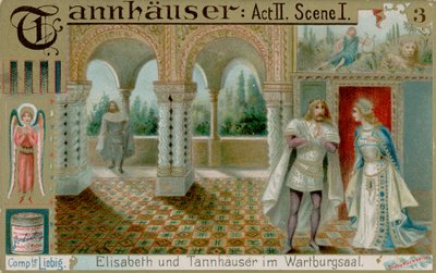 Elisabeth és Tannhauser alkotó: European School