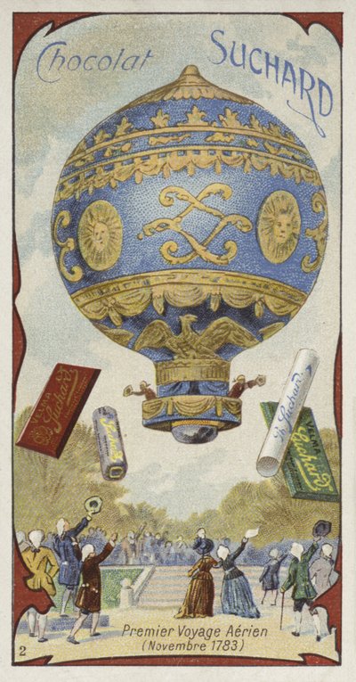 Első emberes léggömbrepülés, 1783. november alkotó: European School