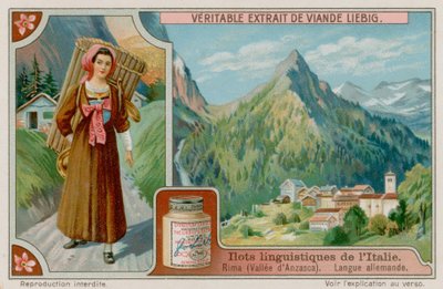 Németül beszélő Rima a Valle dAnzuscában alkotó: European School
