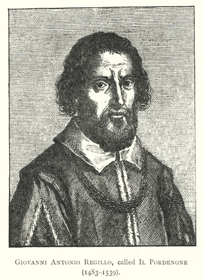 Giovanni Antonio Regillo, Il Pordenone alkotó: European School