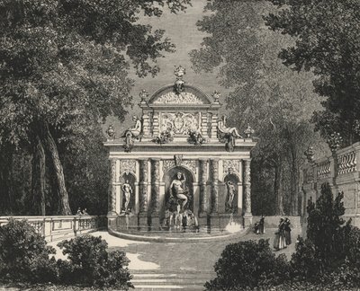Grotte de Marie de Medicis au Luxembourg (metszet) alkotó: European School