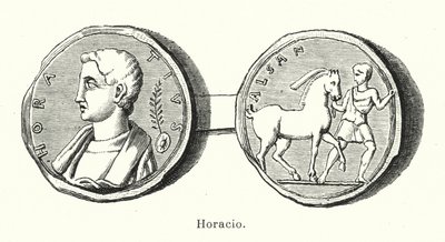 Horatius, római költő (litho) alkotó: European School