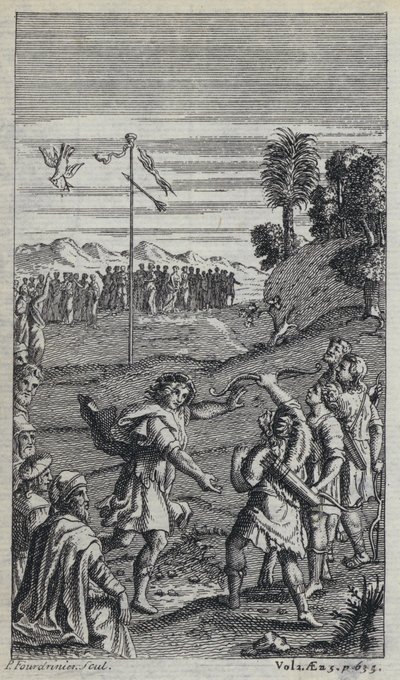 Illusztráció John Dryden Vergilius Aeneisének fordításához (metszet) alkotó: European School