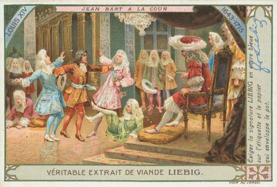 Jean Bart, Liebig kártya, 20. század eleje (kromo) alkotó: European School