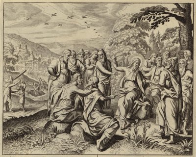 Jézus Krisztus tanítása a szombatról (metszet) alkotó: European School