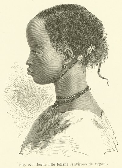 Fellane lány, Segon környéke (metszet) alkotó: European School