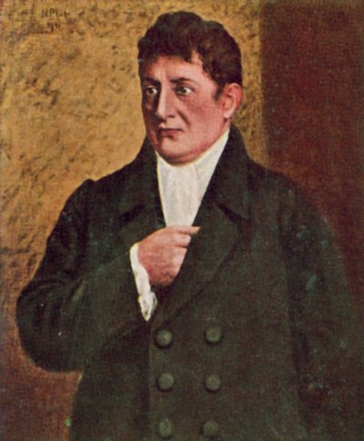 Johann Gottlieb Fichte, német filozófus és író (színes litográfia) alkotó: European School