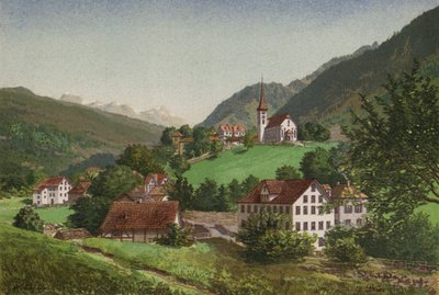 Luzerni-tó: Burglen (színes litó) alkotó: European School