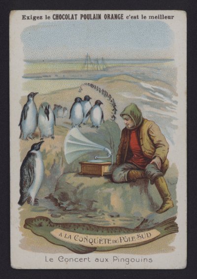 Le Concert aux Pengouins (színes litho) alkotó: European School