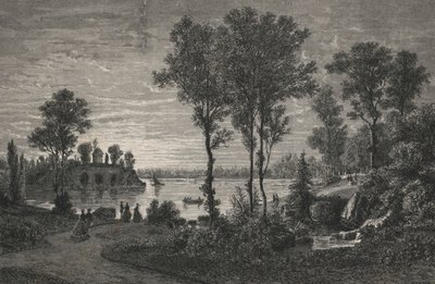 A Lac De Gravelle, In The Bois De Vincennes (metszet) alkotó: European School