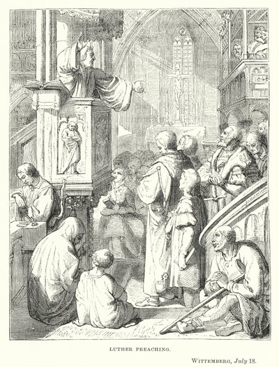 Luther prédikáció, Wittemberg, július 18 alkotó: European School