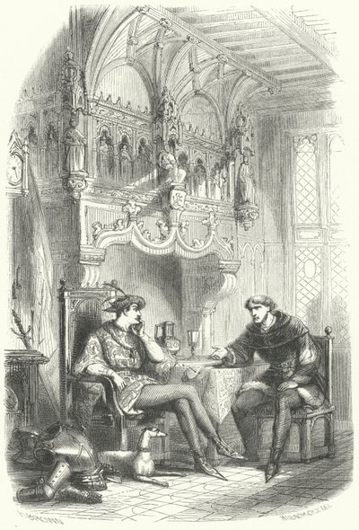 Találkozó Jacob van Artevelde flamand államférfi és III. Edward angol király között alkotó: European School
