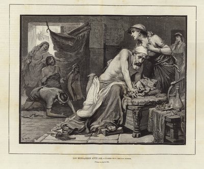 Küldöttek Jób előtt alkotó: European School