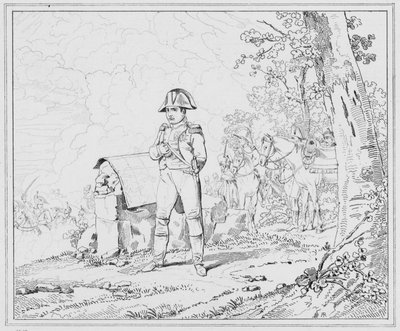 Napóleon: Napoleon a Charleroi, Napoleon at Charleroi (metszet) alkotó: European School