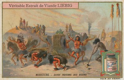 Indián bölénytánc Missouriban alkotó: European School