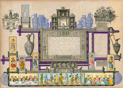 Oldal a Sammelsurium IV. kötetéből (nyomtatott anyag) alkotó: European School