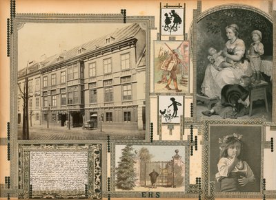 Oldal a Sammelsurium IV. kötetéből (nyomtatott anyag) alkotó: European School