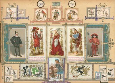 Oldal a Sammelsurium IX. kötetéből (nyomtatott anyag) alkotó: European School