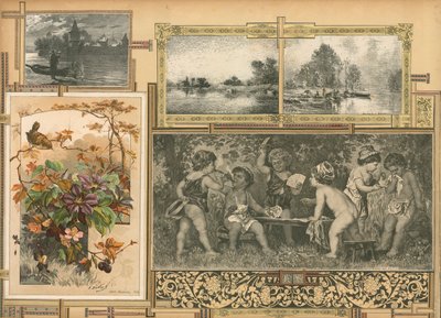 Oldal a Sammelsurium IX. kötetéből (nyomtatott anyag) alkotó: European School