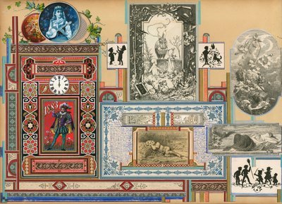 Oldal a Sammelsurium IX. kötetéből (nyomtatott anyag) alkotó: European School