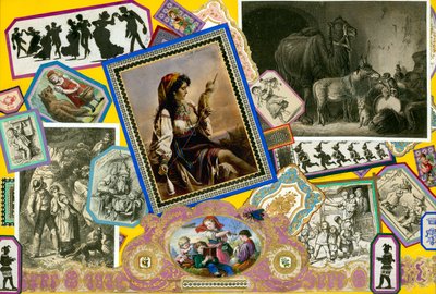 Oldal a Sammelsurium I. kötetéből (nyomtatott anyag) alkotó: European School