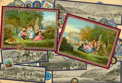 Oldal a Sammelsurium I. kötetéből (nyomtatott anyag) alkotó: European School