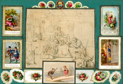 Oldal a Sammelsurium I. kötetéből (nyomtatott anyag) alkotó: European School