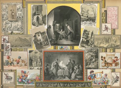 Oldal a Sammelsurium VI. kötetéből (nyomtatott anyag) alkotó: European School
