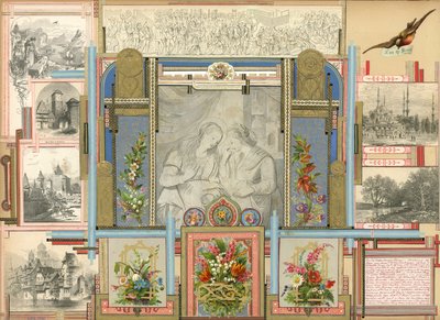 Oldal a Sammelsurium VI. kötetéből (nyomtatott anyag) alkotó: European School