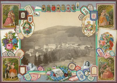 Oldal a Sammelsurium V. kötetéből (nyomtatott anyag) alkotó: European School