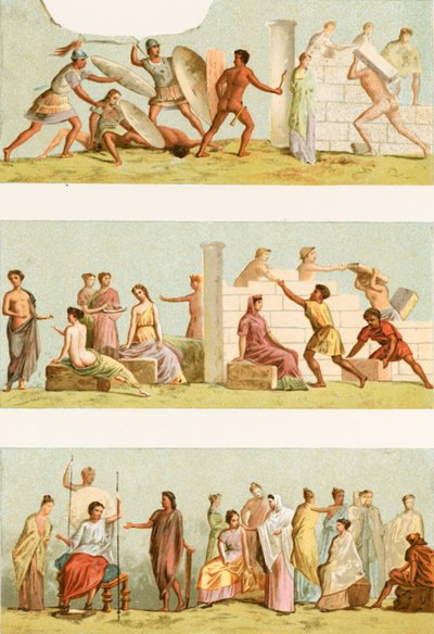 Festmények Statilius Taurus sírjából alkotó: European School