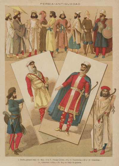 Perzsia, Antiguedad (színes litó) alkotó: European School